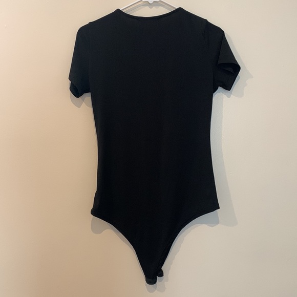 Womens De Base black bodysuit size M worn - Picture 4 of 4